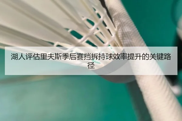 湖人评估里夫斯季后赛挡拆持球效率提升的关键路径